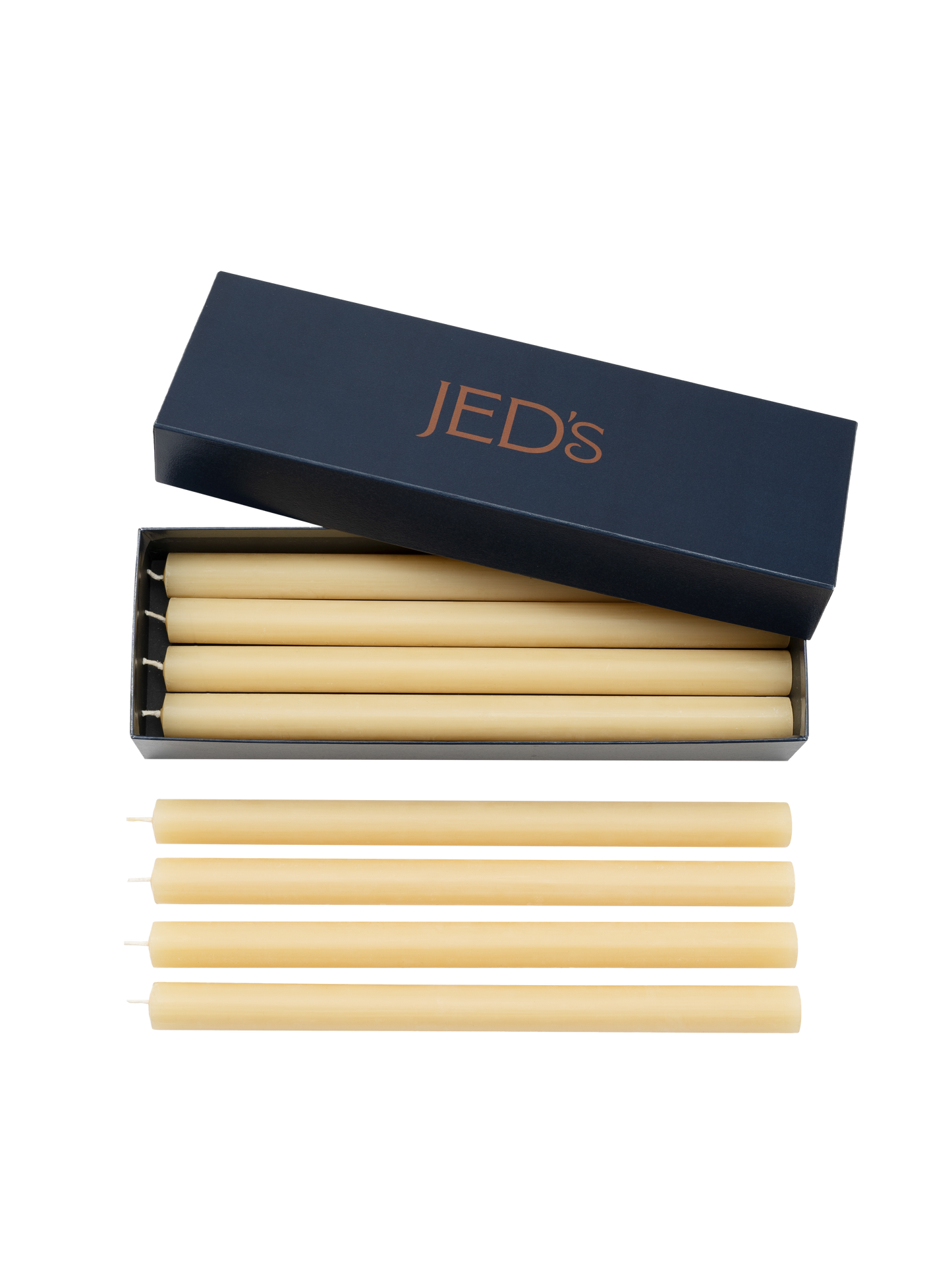 100% Beeswax Candles - 7/8x12 (box of 8)