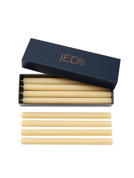 100% Beeswax Candles - 7/8x12 (box of 8)